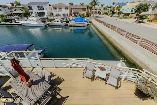 2231 Peninsula Rd, Oxnard, CA 93035 - dock with a water view and a residential view