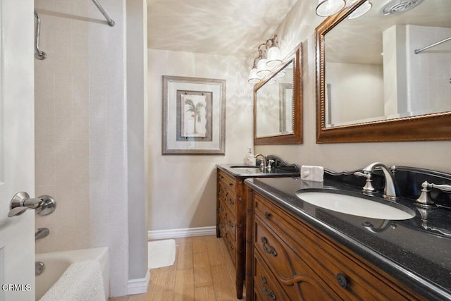 2231 Peninsula Rd, Oxnard, CA 93035 - bathroom featuring vanity and bathtub / shower combination