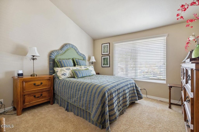 2231 Peninsula Rd, Oxnard, CA 93035 - bedroom featuring carpet flooring and vaulted ceiling