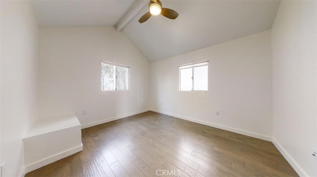 1204 Monterey Blvd, Hermosa Beach, CA 90254 - unfurnished room with plenty of natural light, a ceiling fan, and hardwood / wood-style floors