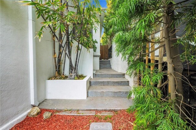 view of stairs