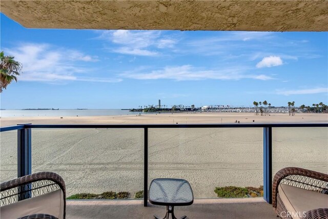 1 3rd Pl Unit 302, Long Beach, CA 90802 - balcony featuring view of water and beach