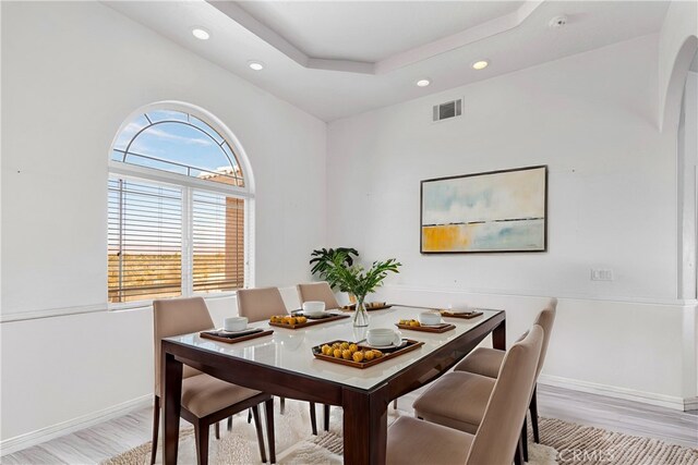 23073 Cielito Dr, Apple Valley, CA 92308 - dining room with recessed lighting and wood finished floors