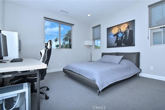 14608 Mccormick St, Sherman Oaks, CA 91411 - carpeted bedroom with baseboards and recessed lighting