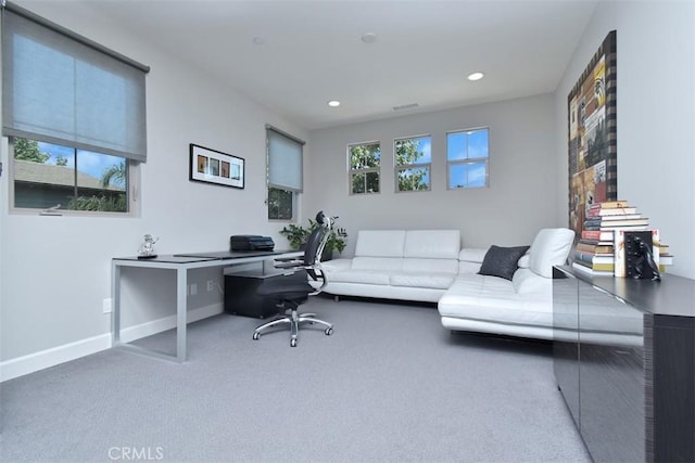 14608 Mccormick St, Sherman Oaks, CA 91411 - office space featuring carpet floors, baseboards, and recessed lighting