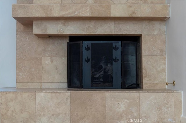 view of room details
