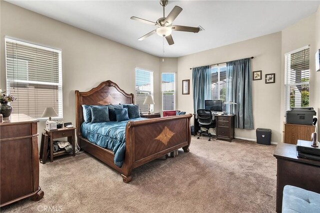 455 Everest Peak, Beaumont, CA 92223 - carpeted bedroom with ceiling fan and baseboards