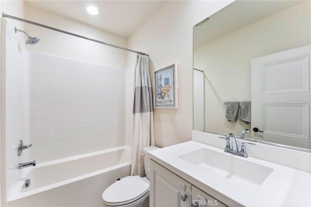 133 Lantana Dr, Stanton, CA 90680 - full bathroom with shower / tub combo with curtain and vanity