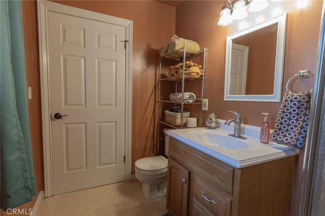9408 Mill Dr, Forest Falls, CA 92339 - bathroom with vanity and toilet