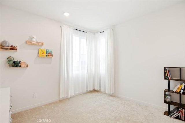 interior space with baseboards