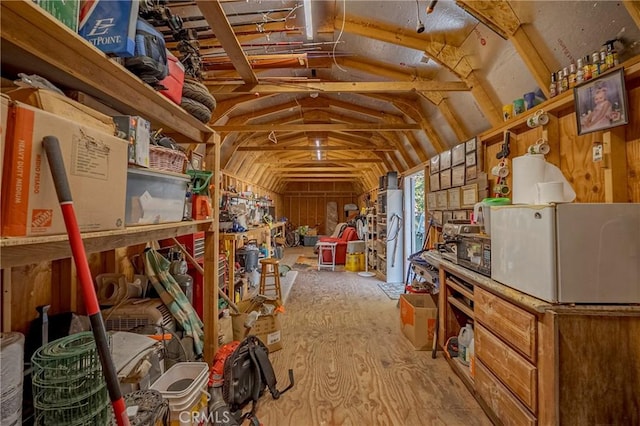 view of storage room