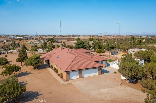 aerial view