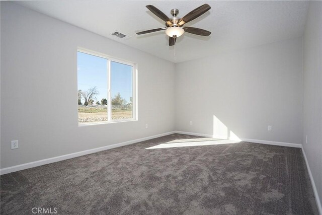 17796 Valencia St, Hesperia, CA 92345 - carpeted empty room with a ceiling fan and baseboards
