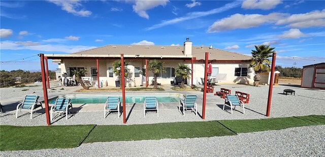 7445 Cedar St, Phelan, CA 92371 - exterior space with a patio area