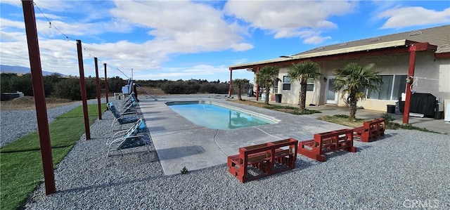7445 Cedar St, Phelan, CA 92371 - outdoor pool with a patio area