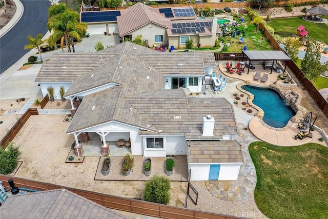 bird's eye view