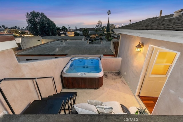 1517 Felspar St, San Diego, CA 92109 - view of pool with a hot tub