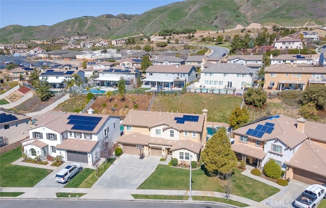 33734 Wild Horse Way, Yucaipa, CA 92399 - aerial overview of property's location with nearby suburban area and a mountainous background