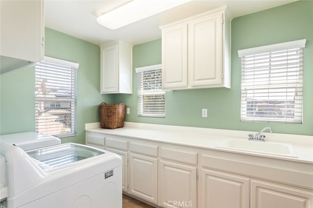 33734 Wild Horse Way, Yucaipa, CA 92399 - laundry room with cabinet space and washer and dryer