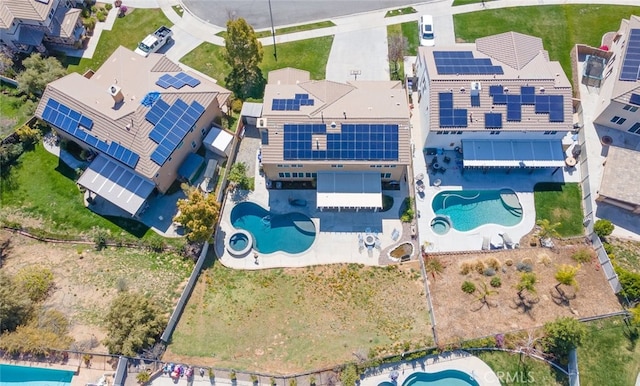 33734 Wild Horse Way, Yucaipa, CA 92399 - drone / aerial view of a pool