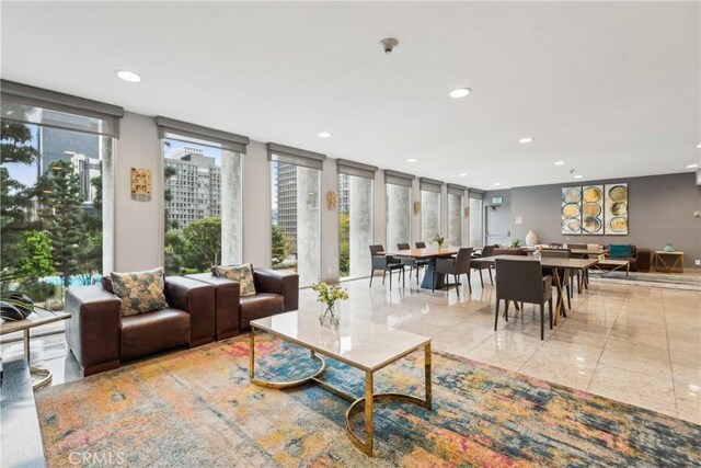 800 W 1st St Unit 1803, Los Angeles, CA 90012 - community lobby featuring recessed lighting