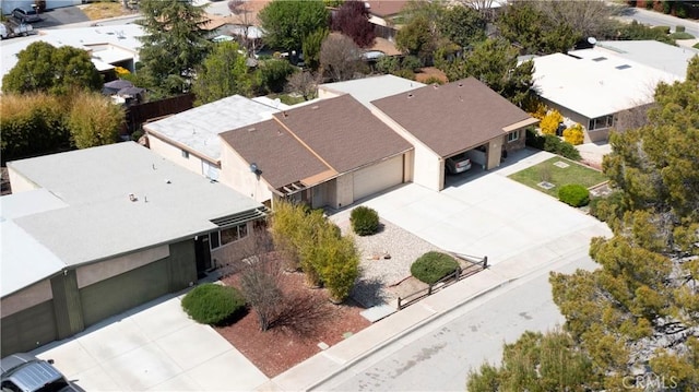 aerial view featuring a residential view