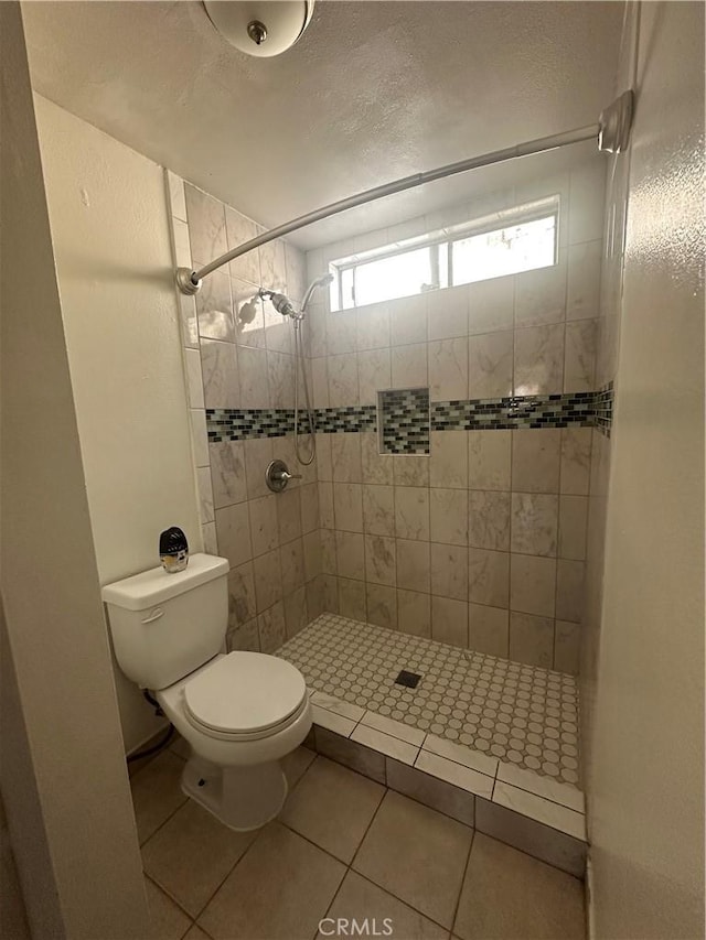1524 Acacia St Unit 3, Alhambra, CA 91801 - bathroom featuring toilet, tile patterned floors, and a shower stall