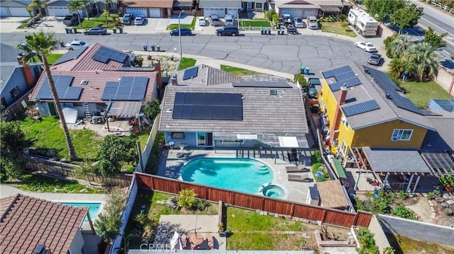 3710 Colonial Cir, Lake Elsinore, CA 92530 - birds eye view of property with a residential view