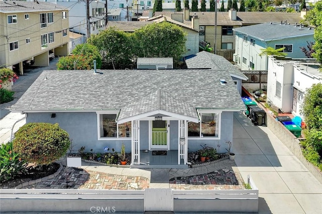 2019 Meade Ave, San Diego, CA 92116 - view of front of property featuring roof with shingles, stucco siding, and a residential view