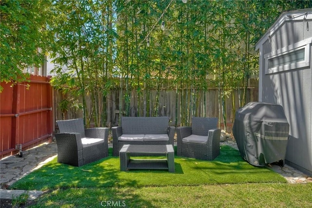 2019 Meade Ave, San Diego, CA 92116 - view of yard with an outdoor hangout area