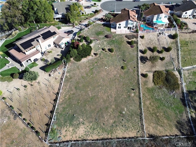 birds eye view of property featuring a residential view