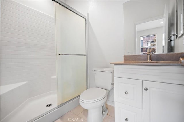 6991 Cottonwood Ln, Buena Park, CA 90621 - full bath featuring a shower stall, vanity, and tile patterned floors