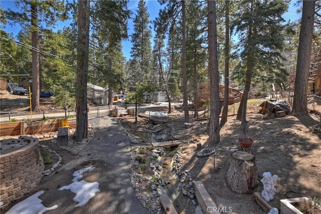 2424 Spruce Dr, Running Springs, CA 92382 - view of yard