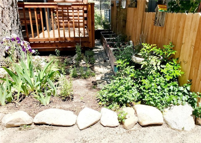 2424 Spruce Dr, Running Springs, CA 92382 - view of yard with a deck