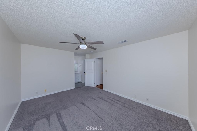 23222 Orange Ave Unit 4, Lake Forest, CA 92630 - interior space with visible vents, baseboards, a ceiling fan, and carpet