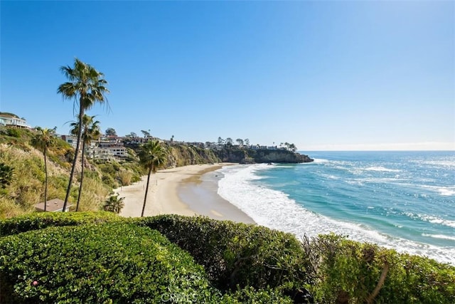 66 S La Senda Dr, Laguna Beach, CA 92651 - view of water feature with a beach view