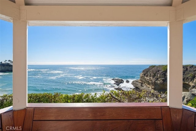 66 S La Senda Dr, Laguna Beach, CA 92651 - property view of water featuring a beach view