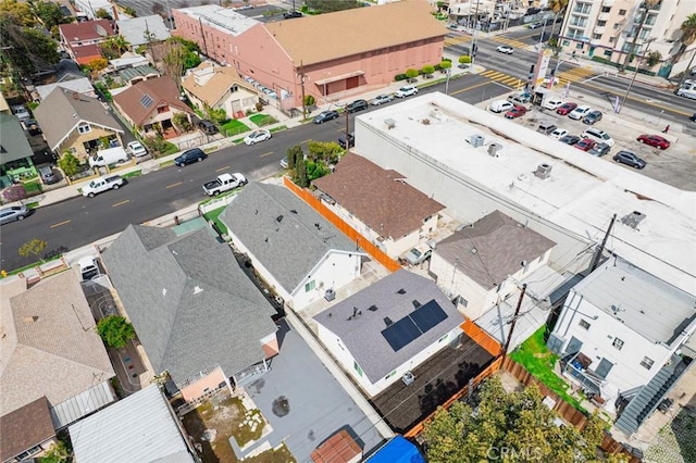 aerial view featuring a residential view