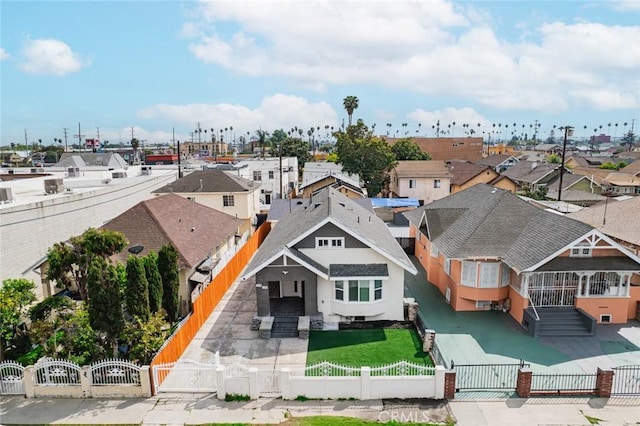 drone / aerial view featuring a residential view