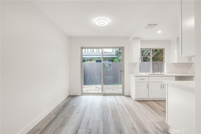 914 Fairview Ave Unit 15, Arcadia, CA 91007 - unfurnished dining area with light wood-type flooring and recessed lighting