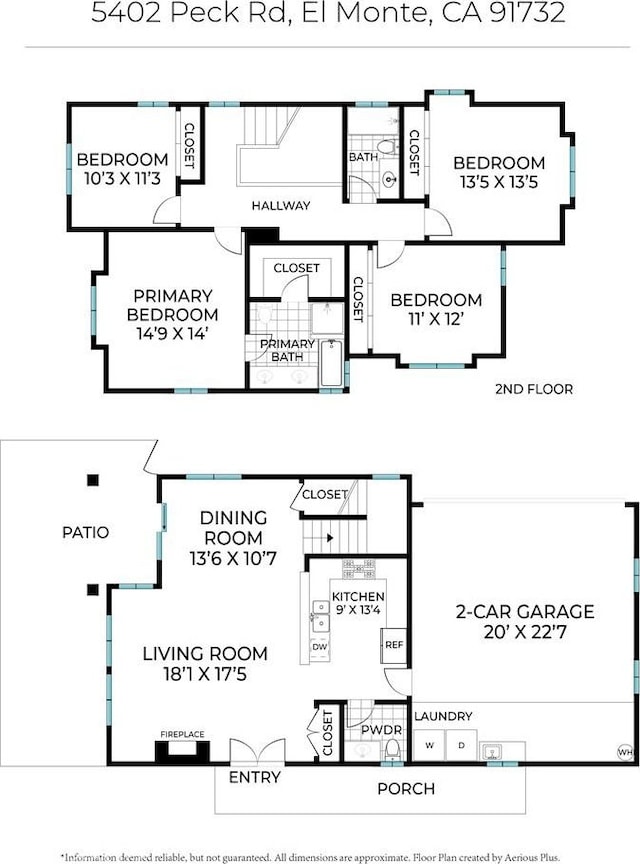 5402 Peck Rd, El Monte, CA 91732 - view of property floor plan