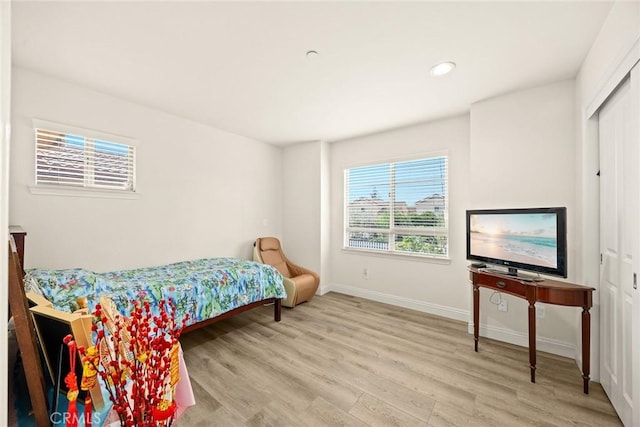 5402 Peck Rd, El Monte, CA 91732 - bedroom featuring light wood-style floors and recessed lighting