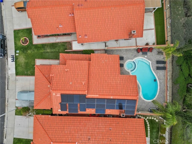 drone / aerial view