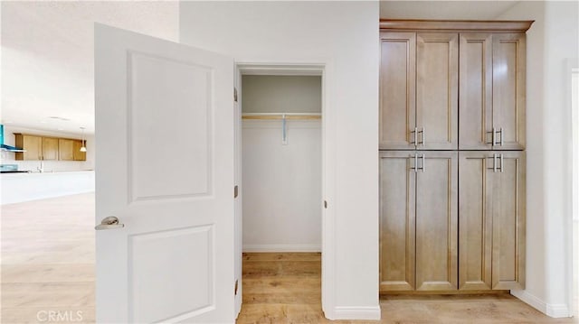 view of closet