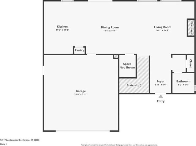14917 Landerwood Dr, Eastvale, CA 92880 - room layout