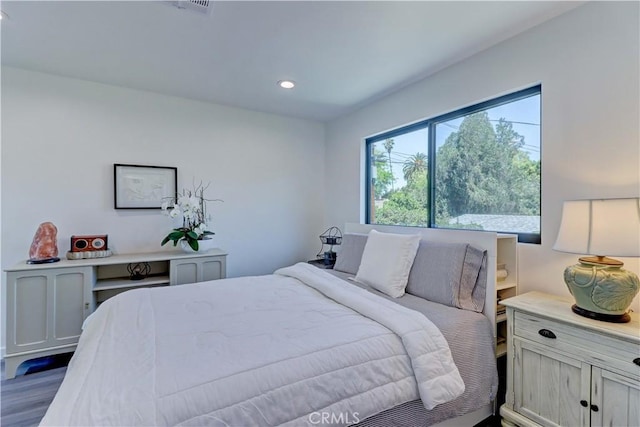 223 N St Andrews Pl, Los Angeles, CA 90004 - bedroom with recessed lighting and wood finished floors