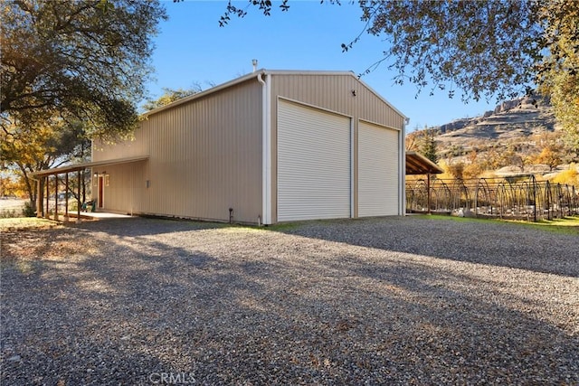12352 Centerville Rd, Chico, CA 95928 - garage with fence and a garage