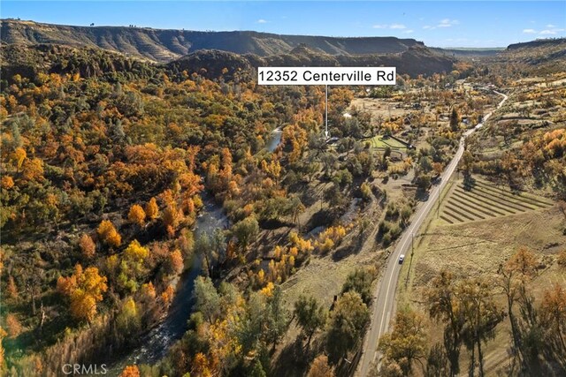 12352 Centerville Rd, Chico, CA 95928 - aerial view of property's location with mountains