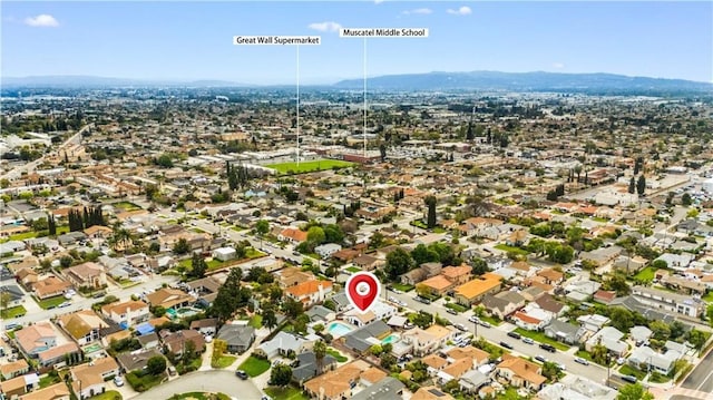 drone / aerial view