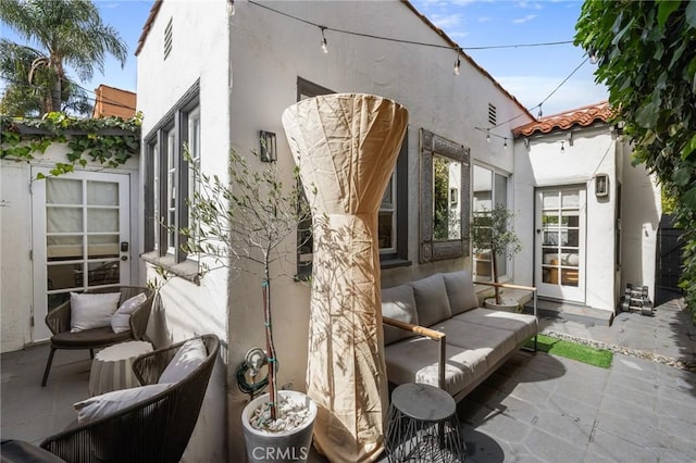 view of patio / terrace featuring outdoor lounge area